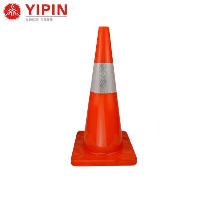 2017 hot sell 70cm rubber traffic cone pvc traffic cone